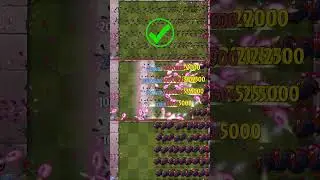 Grapeshot, Heath Seeker, Bud'uh Boom Level Max vs 200 Zombies Turkeys- PvZ 2 #shorts