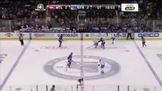 Alex Galchenyuk OT Goal (Canadiens vs Rangers)