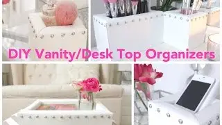 DIY Vanity/Desk Top Organizers
