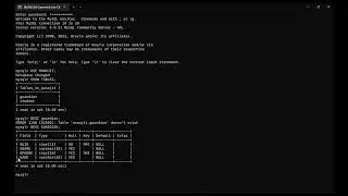 Adding attribute to an exitsting table in MySQL.