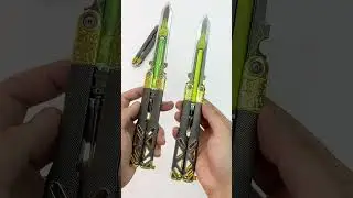 Apex Octane Heirloom Balisong Metal Replica #balisong #apex #octane