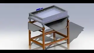 Вибросито.3D-модель. Чертежи