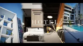 UNREAL ENGINE 5 | HOTEL DESIGN | EVENT CENTRE DESIGN | Walkthrough (exterior & interior) | 4-storey