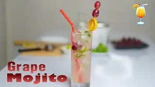 Easy Fresh Grape Mojito | Refreshing Summer Drink
