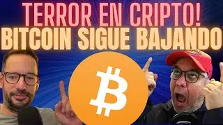 Terror en cripto! Bitcoin sigue bajando!