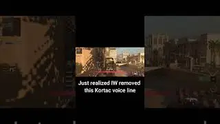 Just realized IW removed this Kortac voice line #shorts