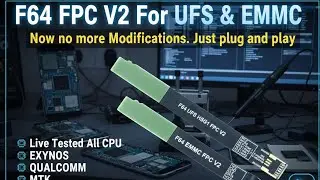 F64 NEW UFS/eMMC FPC Cable live testing Qualcomm / Exynos / MTK By FahadGSM