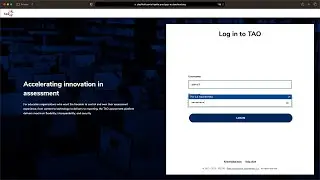 TAO Portal Demo