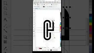 Creative Logo Design Letter C+H in Coreldraw #shorts #logodesign #coreldraw