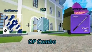 GodHuman + Ice + Gravity Cane Combo | Blox Fruits