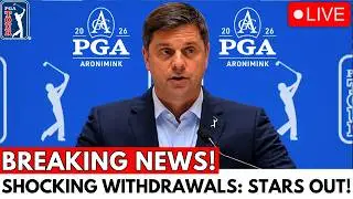 🚨 PGA Tour in BIG TROUBLE After 11 Stars WITHDRAW From PGA Championship!
