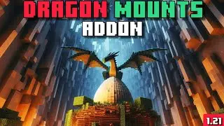 🐲DRAGON MOUNTS 3 ADDON for BEDROCK | MINECRAFT PE 1.21 #addons