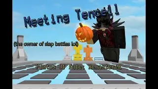Meeting Tencell (the owner of slap battles) on Plates Of Fate: Remastered