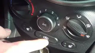 Настройка включения кондиционера в Hyundai Solaris