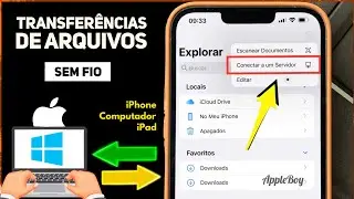 🌟Função Incrivel do iPhone e iPad permite fazer transferências sem fio com o PC de forma rápida!