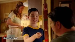 Young Sheldon Doing Bazinga
