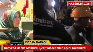 Soma'da Banka Memuru, Şehit Madencinin Eşini Dolandırdı