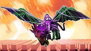 Infected Enderdragon VS Villagers