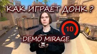 Donk play faceit 4900 Elo? 💀 HOW DONK PLAY IN CS2? DEMO MIRAGE