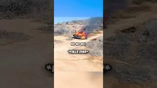 Electric E-Bike BURSTS Into Flames 😔🔥 Cred: ​⁠