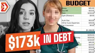 Physician Assistant with $173k in Debt 😱 | Millennial Real Life Budget Review Ep. 10