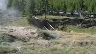 Yellowstone smoking!