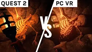 Bonelab Graphics Comparison - Quest 2 vs PC VR