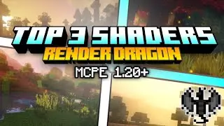 TOP 3 SHADERS MCPE 1.20+ Render Dragon | Ringan Cocok Buat Ram 2GB
