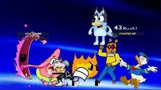 REQUESTED BY @bluejaysillyboy7198: Team Patrick Star vs Team Danny Phantom - Mugen Battle