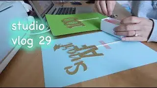 Studio Vlog 29 - Packing Etsy Orders, Party Decorations, New Cake Topper Design | Jtru Designs