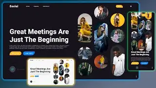 Crafting Light and Dark Website Landing Page | html, css, javascript