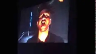 The Weeknd Tongue flick London O2 Nov 26th 2013