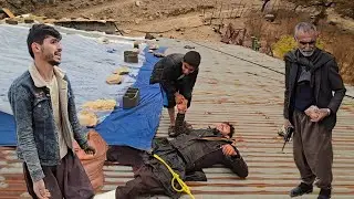 Jamshid's predicament in the storm in the absence of his parents