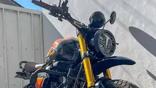 Installing TVS Ronin Scrambler kit by dmwork motorcycle
