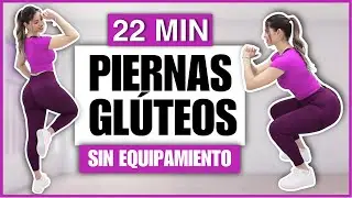 PIERNAS TONIFICADAS Y GLÚTEOS GRANDES | RUTINA DE EJERCICIOS EN CASA SIN PESAS | NatyGlossGym