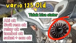Vario 125 old can't start, it just makes a clicking sound
