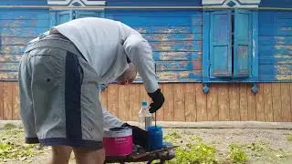 Покраска компрессором эмалью
