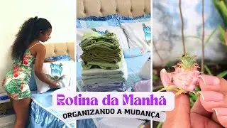 MINHA ROTINA DA MANHÃ NA CASA NOVA | FIQUEI SEM ÁGUA + ORGANIZAÇÃO