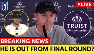 🚨 PGA Tour Breaking: Rory McIlroy CRASHES OUT Before Final Round! Truist Championship SHOCKER