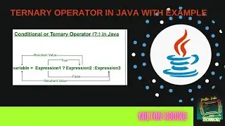 Ternary Operator Example in Java Hindi || Conditional Operator in Java Explain in Hindi ||👉 ?: