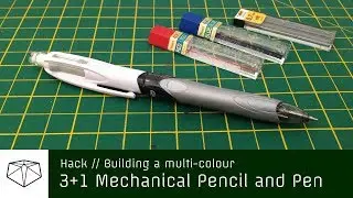Building a 3+1 multi-colour mechanical pencil //Hack