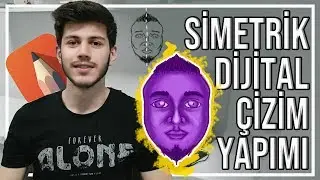 TELEFONDAN SİMETRİK ÇİZİM NASIL YAPILIR ?  | SKETCHBOOK PRO TÜRKÇE DERSLERİ