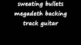 sweating bullets megadeth backing track guitar