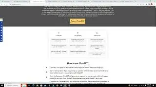 what is chatgpt and how is use 