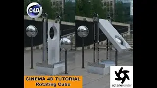 Rotating Cube (Cinema 4D - Patreon Tutorial Preview)