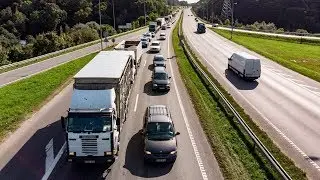 Nuo Akademijos link Vilniaus - nuolatinės eismo spūstys dėl kelio darbų
