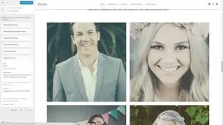 Homepage Widgetized Setup - Bloom WordPress Wedding Theme