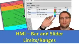 TIA Portal: HMI Limits (Bar, Slider and Gauge)