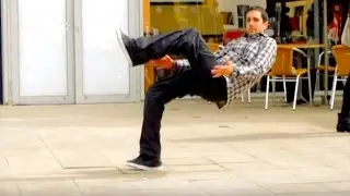 The Invisible Chair PRANK