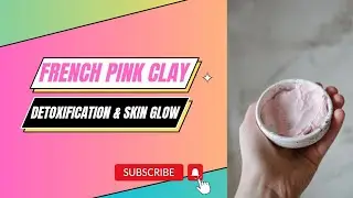 French pink clay || detox + clear darkspot + glowing skin || how to make pink French clay face pack